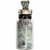 Hearts & Roses Witch Bottle - Fluorite + Celtic Heart