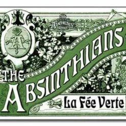 The Absinthians - Metal Plaque
