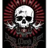 Skulls & Death Dead Mans Rest - Metal Plaque -Gothic & Fantasy Art Sales Store A alom248 2 53410.1656745621