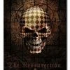 Skulls & Death The Resurrection - Metal Plaque