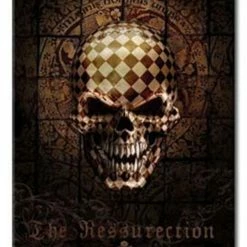 Skulls & Death The Resurrection - Metal Plaque