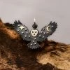 Owl Amulet Charm 1 Owl Amulet Charm -Gothic & Fantasy Art Sales Store A6245 SVCHRM 96531.1663075399