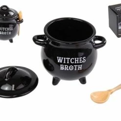 Witches Broth Soup Bowl set -Gothic & Fantasy Art Sales Store C 0014 3 54184.1657424720