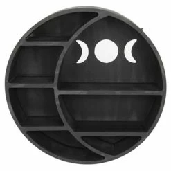 Magickal Designs Triple Moon Wall Shelf