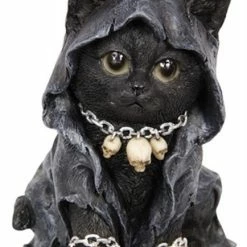 Cats Goth Witch Cat Statue