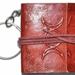 Magickal Designs Tiny Leather Journal Keyring