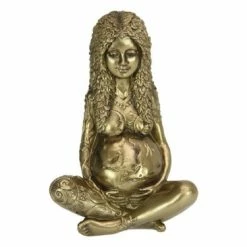 Golden Gaia statue