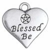 Magickal Designs Blessed Be Heart charm -Gothic & Fantasy Art Sales Store M CHM200 2 22833.1656781084