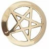 Medium Brass Pentagram -Gothic & Fantasy Art Sales Store N 081 2 90732.1656781116