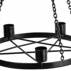 Hanging Pentagram Candle Holder -Gothic & Fantasy Art Sales Store N CAN166 3 55221.1657424743.386.513 27832.1661244643