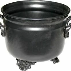 Plain black metal Cauldron