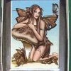 Fairies Renee Biertempfel- Mushroom Fairy cig/card case