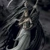 Skulls & Death Anne Stokes - Summon the Reaper wall flag -Gothic & Fantasy Art Sales Store R FLAG109 2 28914.1659190092