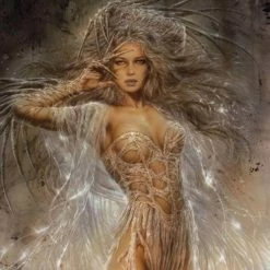 Luis Royo - Nails wall flag
