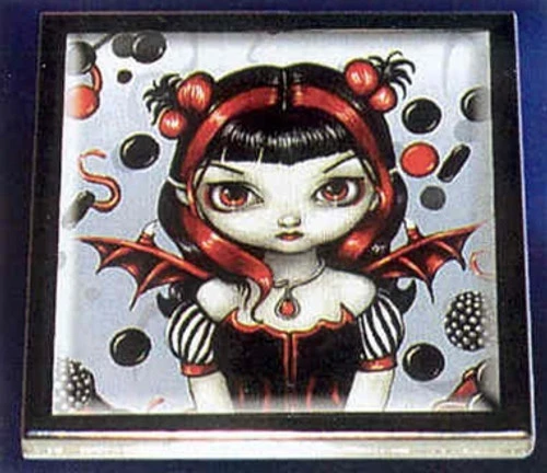 Fairies Jasmine Becket-Griffith - Licorice Fairy compact mirror 3 Fairies Jasmine Becket-Griffith - Licorice Fairy compact mirror