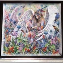 Angels Shelia Wolk - Sanctuary compact mirror