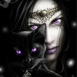 Cats Spiral - Cats Eyes wall flag