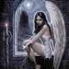 Angels Spiral - Captive Angel wall flag -Gothic & Fantasy Art Sales Store R SDART03 2 92778.1656781192