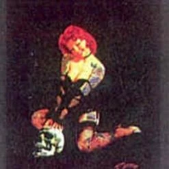 Iconic Pin Up Skull small tin