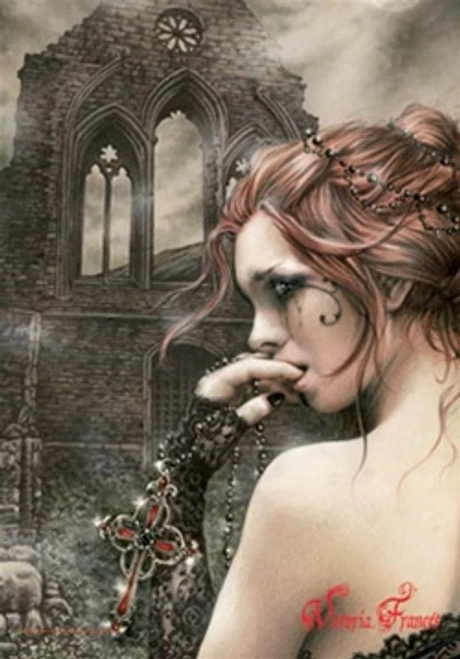 Crosses Victoria Frances - Ne Cross wall flag 3 Crosses Victoria Frances - Ne Cross wall flag