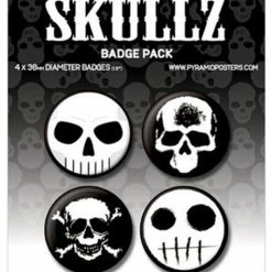 Skulls & Death Iconic Skullz - badge pack