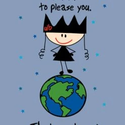 Ugly Little Bitch - Here to Rule wall flag