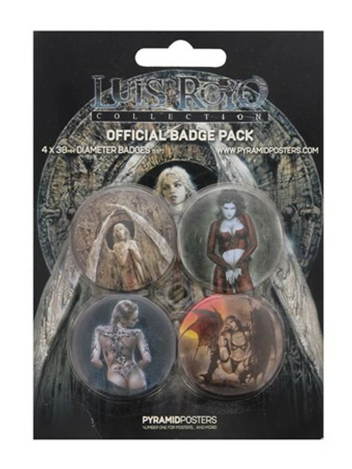 Luis Royo - badge pack 3 Luis Royo - badge pack