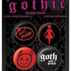 Iconic Gothic - badge pack